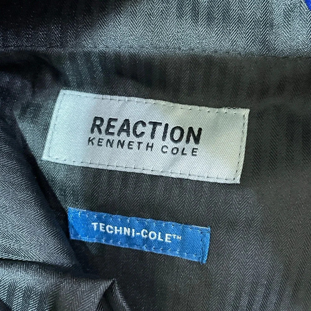 NWT Kenneth Cole Reaction Dress Pants Men's 37x32 Black Slim Fit